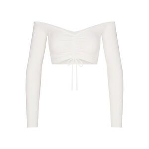 Skims Soft Lounge Long Sleeve Crop Top